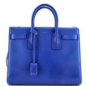 Saint Laurent Sac du Jour tote bag cobalt